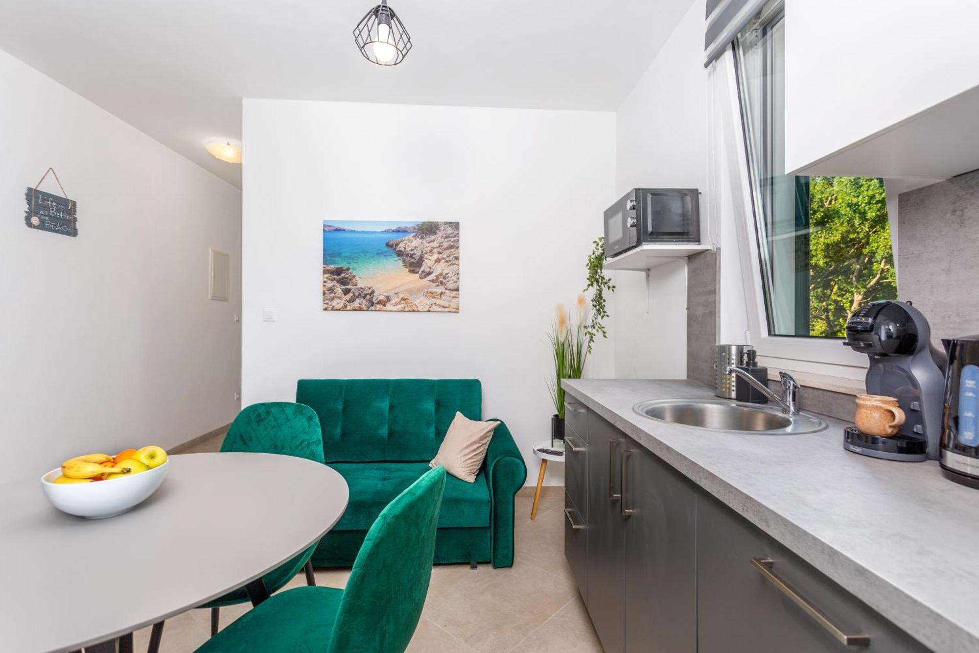 Divine Apartments Baška Eksteriør bilde